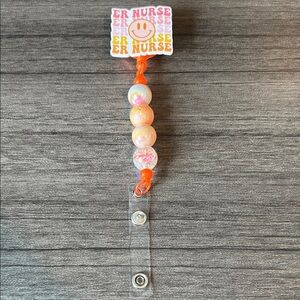 ER Nurse badge reel